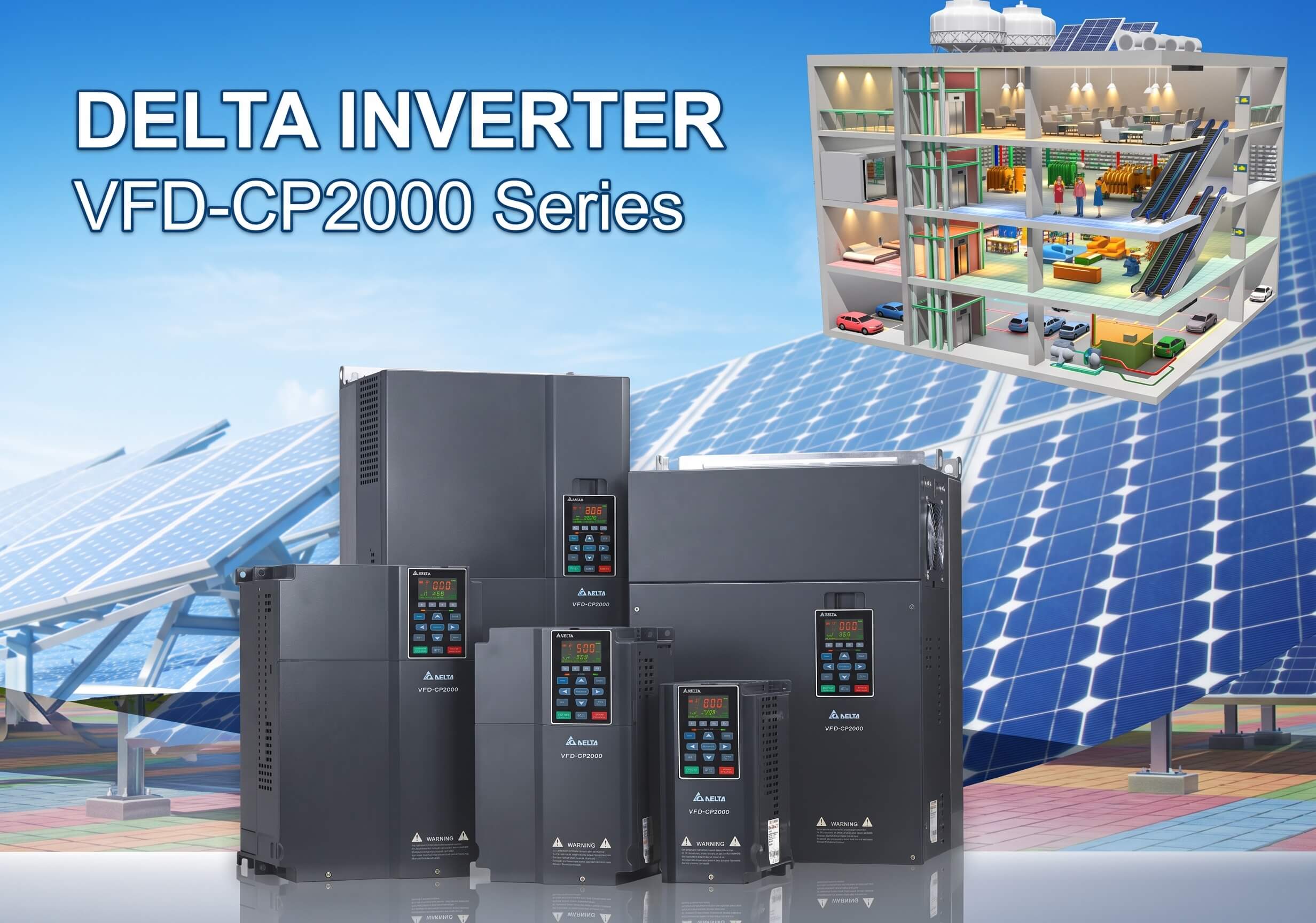 INVERTER DELTA VFD-CP2000 SERIES